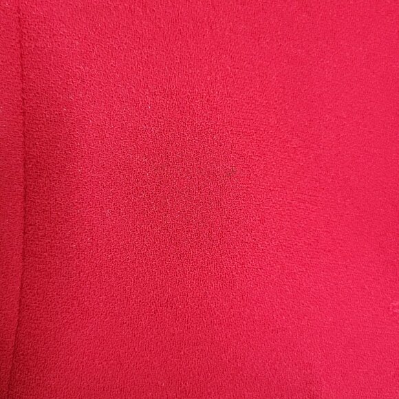 Pendleton Women's 6 Blazer Jacket Red Cropped Virgin Wool Button Up Shoulder Pad - Picture 6 of 6